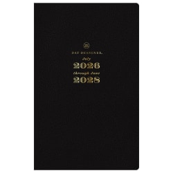 Deluxe Planner DD Black FL 5x8 AY26-27 Monthly