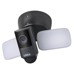 Lorex W452AS Wi-Fi 2K 4.0-Megapixel Wired Floodlight Security Camera, Black