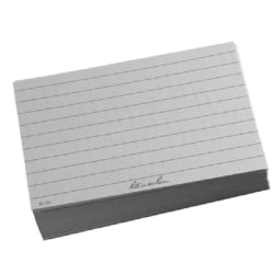 Rite In The Rain All Weather Index Cards, 3" x 5", Gray, Pack Of 5