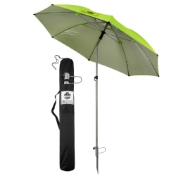 Ergodyne SHAX 6100 Work Umbrella, 7', Lime
