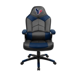 Imperial NFL Faux Leather Oversized Computer Gaming Chair, Houston Texans
