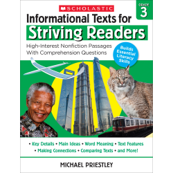 Scholastic Informational Texts For Striving Readers: Grade 3