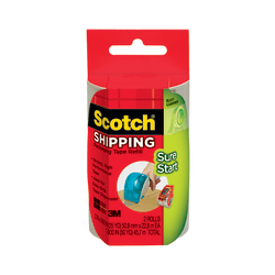 Scotch® Sure Start Shipping Tape, 1.5" Core, 1.88" x 25 Yd., Pack Of 2 Rolls