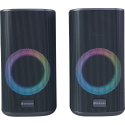 Verbatim - Speakers - for PC - wireless - Bluetooth - 10 Watt (total) - graphite