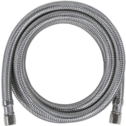 Certified Appliance Accessories Braided Stainless Steel Ice Maker Connector - 48" - Silver, Stainless Steel - IM48SS