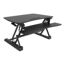 Amer EZriserPro - Mounting kit (keyboard tray, work surface) - for notebook / keyboard / mouse - plastic, wood, steel - black