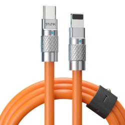 Statik TSumoCharge 27W USB-C To Lightning Charging Cable, Orange, PUP-0126-ORG-CL