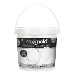 Brea Reese Mix2Mold Ceramic Resin Powder, 5.5 Lb, White, Total Qty 1
