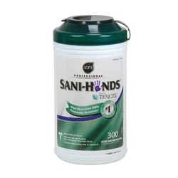 Sani-Hands Instant Hand Sanitizing Wipes - 7.50" x 5.50" - Dye-free, Fragrance-free, Alcohol Based, Eco-friendly - For Hand, Hospital, Office - 300 / Each