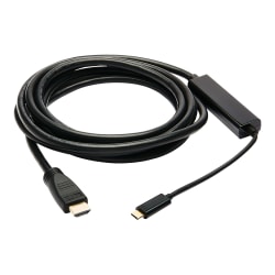 Tripp Lite USB C To HDMI Adapter Cable, 10', Black