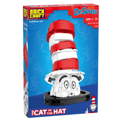 Brickcraft Cat in The Hat Brick Building Set, Total Qty 1