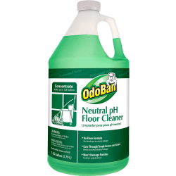 OdoBan Professional Series No-Rinse Neutral pH Floor Cleaner Concentrate, 1 Gallon