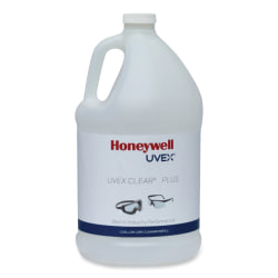 Honeywell Uvex™ Clear® Lens Cleaning Solution, 1 gal Bottle