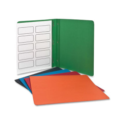 Oxford Twin Pocket 3-hole Fastener Folders - Letter - 8 1/2"x11" Sheet Size - 3 Fastener(s) - 1/2" Fastener Capacity  - 57713