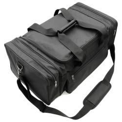CaseMatix All-in-One Rugged Duffel Bag Carrier, 22"H x 13"W x 22"D, Black