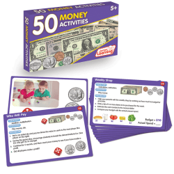 Junior Learning 50 Money Activities Set, Multicolor, Grades K To 5