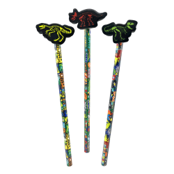 Cra-Z-Art Fun Pencil With Topper, Dinosaur