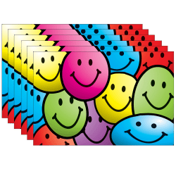 Teacher Created Resources Smiley Faces Postcards, 30 Per Pack, Set Of 6 Packs