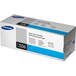 Samsung CLT-C506L (SU042A) Toner Cartridge - Cyan - 3500 Pages