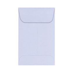 LUX Coin Envelopes, #1, Gummed Seal, Lilac, Pack Of 50