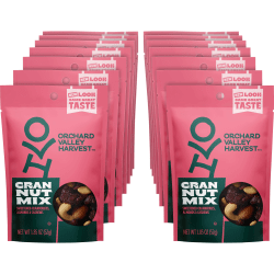 Orchard Valley Harvest Cran Nut Mix - Gluten-free, No Artificial Color, No Artificial Flavor, Preservative-free, Resealable Bag - Crunch, Dried Cranberries, Almond, Cashew, Sweet & Salty, Fruit - 1 Serving Bag - 1.85 oz - 14 / Carton