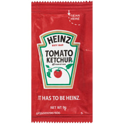 Heinz Single Serve Ketchup Packets, 0.25 Oz, Case Of 1,000 Packets