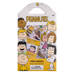 Innovative Designs Licensed Vinyl Decal Stickers, 100 Count, Peanuts, Quantity 1 Pack, 721187PEAOD
