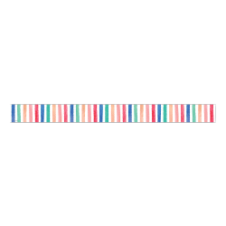 Teacher Created Resources Straight Border Trim, 3" x 35", Watercolor Stripes, Pack Of 12 Strips