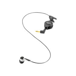 Philips LFH9162 - Headset - in-ear - wired - 3.5 mm jack - black/silver