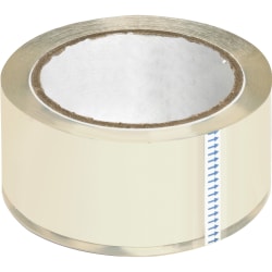 Sparco Crystal Clear to the Core Packaging Tape - 2" Width x 55 yd Length - 3" Core - Pressure-sensitive Poly - 2.50 mil - 6 / Pack - Crystal