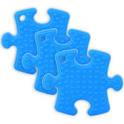 The Pencil Grip Teethers, Puzzle Pieces, Pack Of 3 Teethers