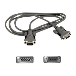 Belkin PRO Series - Serial extension cable - DB-9 (M) to DB-9 (F) - 6 ft - molded, thumbscrews