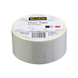 Scotch® Colored Duct Tape, 1 7/8" x 20 Yd., White