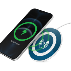 HyperGear ChargePad Pro 15W Wireless Fast-Charger Pad For iPhone And Android Qi-Enabled Devices, Blue, HPL15433