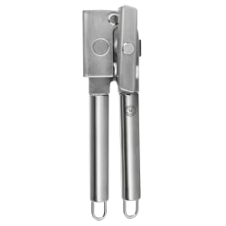 Martha Stewart Stainless-Steel Can Opener With Stainless-Steel Handles, Silver