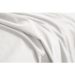 23 Threads, Flat Sheet, BCI Cotton/GRS Polyester, White, Queen, Case Of 24 Sheets