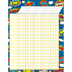 Teacher Created Resources Incentive Chart, Superhero, Pack Of 6
