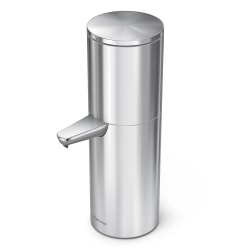 simplehuman Sensor Pump Max Liquid Soap Or Sanitizer Dispenser, 32 Oz, Brushed Stainless Steel