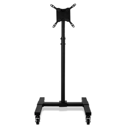 Mount-It! Height-Adjustable Mobile TV Stand For 13" - 42" Screens, Black