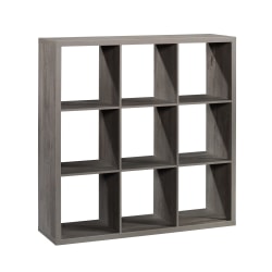 Sauder® Select 44"H 9-Cube Storage Bookcase, Mystic Oak