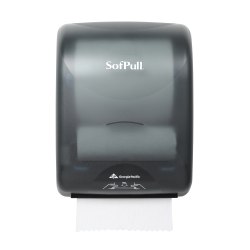 Georgia Pacific, Mechanical Paper Towel Dispenser, 59489, 12.9" x 8.9" x 16", Smoke Gray, 1 Dispenser