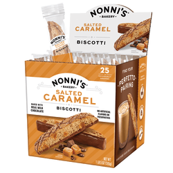 Nonni's Salted Caramel Biscotti Cookie Box, Box Of 25 Biscotti