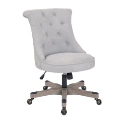 Office Star™ Hannah Tufted Office Chair, Fog/Gray