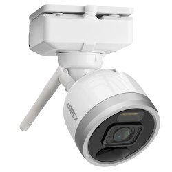 Lorex 2K 4.0-Megapixel Add-On Outdoor Wi-Fi Battery Security Camera, White