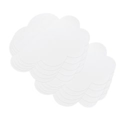Pacon Self-Stick Dry-Erase Notes, 7" x 10" Clouds, White, Pack Of 10 Notes