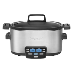 Cuisinart 6-Quart 3-in-1 Multi-Cooker, Silver, Total Qty 1