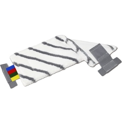 Vileda Professional UltraSpeed MicroPlus Microfiber Mop Pad, 16", White/Gray