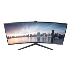 Samsung C34H890WGN - CH89 Series - LED monitor - curved - 34" - 3440 x 1440 UWQHD @ 100 Hz - VA - 300 cd/m² - 3000:1 - 4 ms - HDMI, DisplayPort, USB-C - silver