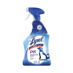 LYSOL® Brand Pet Solutions Disinfecting Cleaner, Citrus Blossom, 32 oz Trigger Bottle, 9/Carton