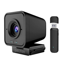Delton C50 1080p HD Webcam, Black, Total Qty 1
